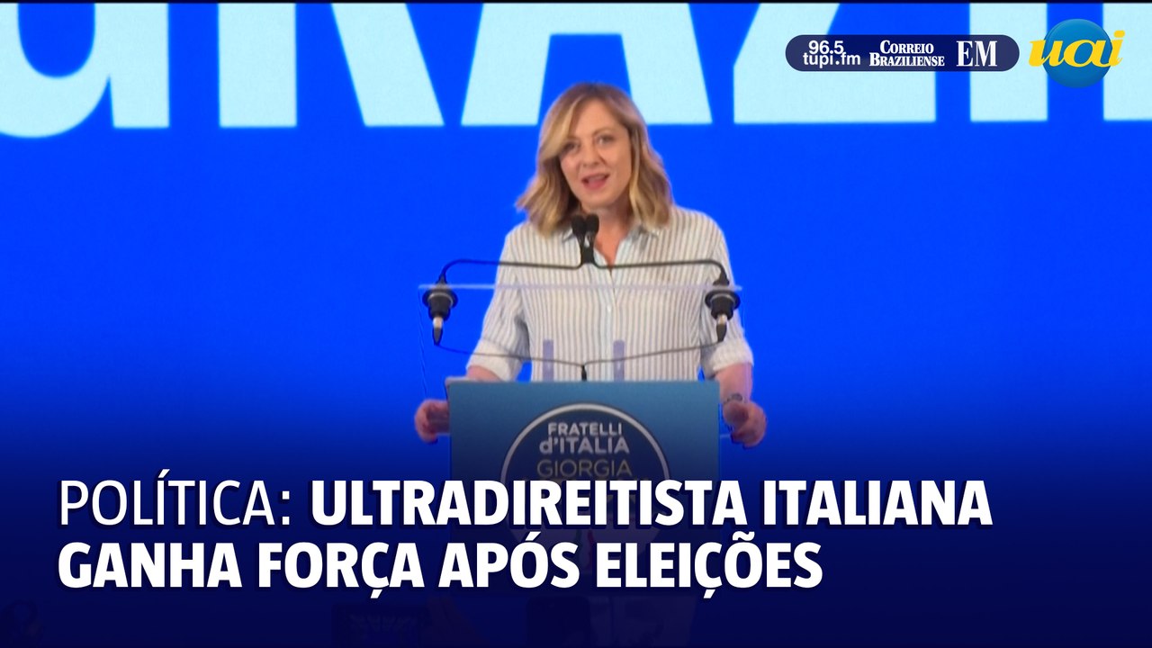 Ultradireitista italiana Meloni ganha força após eleições europeias