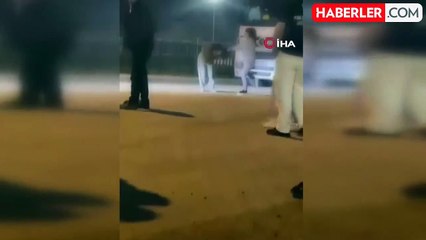 Kadın magandanın genç kızlara dehşeti yaşattığı anlar kamerada: 'Öldürürüm seni'