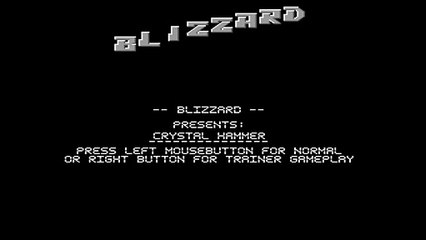 Amiga Trainer Intro - Crystal Hammer by Blizzard