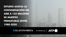 Estudio asocia la contaminación del aire a 135 millones de muertes prematuras entre 1980-2020