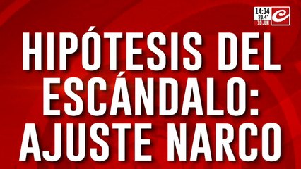 Hipótesis del escándalo: ajuste narco