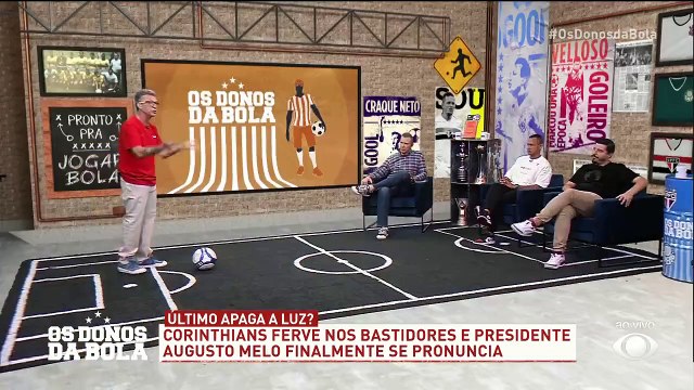 Neto detona coletiva de Augusto Melo e cobra falta de explicações do presidente do Corinthians
