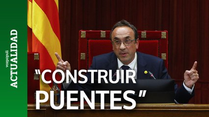 Rull pide construir puentes y ve una "anomalía" la ausencia de Puigdemont, Puig y Wagensberg