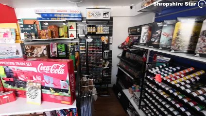 A look inside Harold's toy shop, Church Stretton.