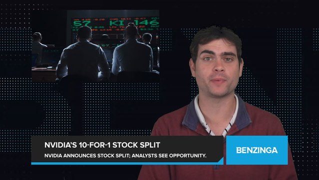 Nvidia Announces 10-for-1 Stock Split Following Entry Into Trillion Dollar Club. Analysts Predict 'Generational Opportunity'