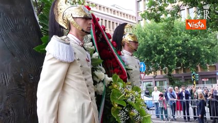 Mattarella depone corona in onore di Giacomo Matteotti