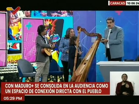 Habitantes de Caracas invitan a la población a sintonizar el programa Con Maduro+