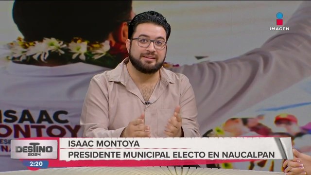 Isaac Montoya habla de las acciones que va a realizar para Naucalpan