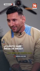 ¿Qué tanto sabe Messi sobre sí mismo? Descúbrelo aquí ⚽