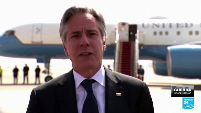 Antony Blinken visitó por octava vez Medio Oriente para insistir en un alto el fuego en Gaza