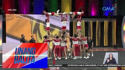 NCAA Season 99 Cheerleading competition, sa June 19 na; mapapanood sa GTV sa June 23, 10 AM | Unang Balita