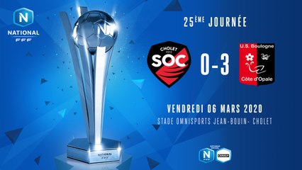 J25 | SO Cholet - US Boulogne CO (0-3)