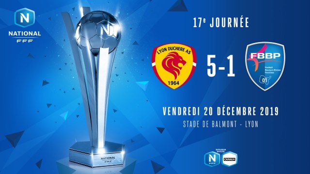 J17 | Lyon Duchère AS – Bourg-Peronnas 01 (5-1)