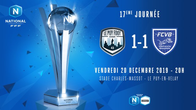 J17 | Le Puy Foot 43 - FC Villefranche Beaujolais (1-1)