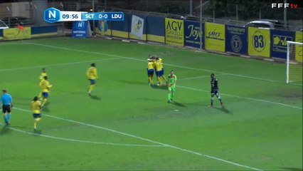 Le SC Toulon ouvre le score sur une tête plongeante de DELGADO !