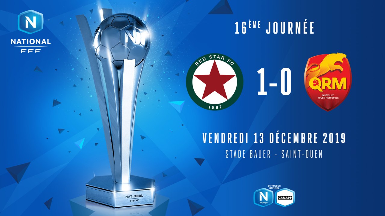J16 | Red Star FC – Quevilly Rouen Metropole  (1-0)