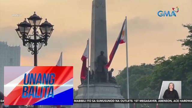 Flag raising at wreath laying ceremony sa Luneta, pangungunahan ni PBBM | Unang Balita