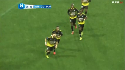 Dunkerque ouvre le score avec Guillaume BOSCAT le renard des surfaces !