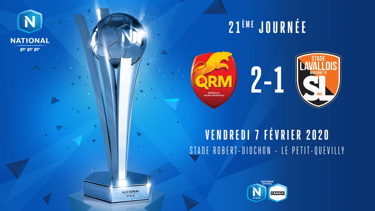 J21 | Quevilly Rouen Métropole – Stade Lavallois (2-1), le résumé | National FFF 2019-2020