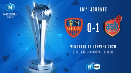 J16 | GFC Ajaccio - AS Béziers ( 0-1)
