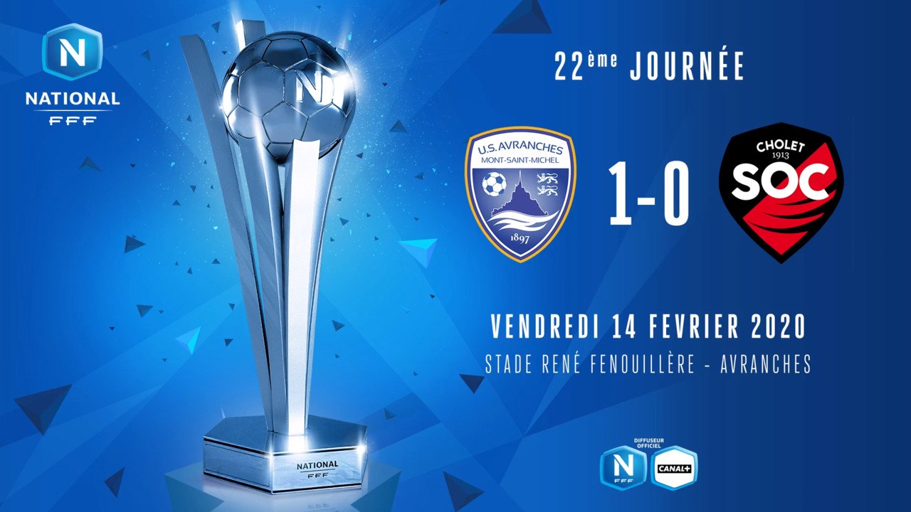 J22 | US Avranches MSM - SO Cholet (1-0)