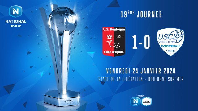 J19 | US Boulogne CO – US Créteil Lusitanos (1-0)