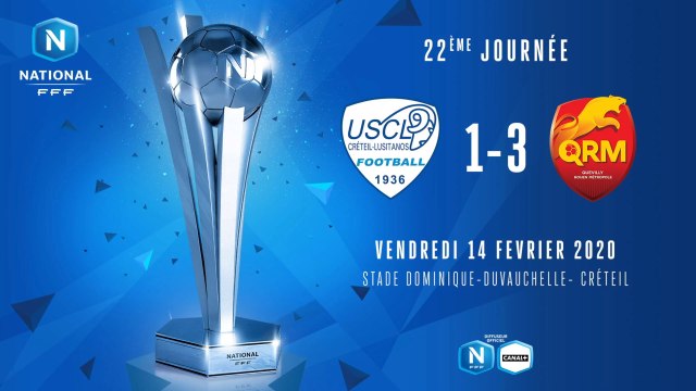 J22 | US Créteil Lusitanos – Quevilly Rouen Métropole (1-3)
