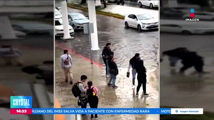 VIDEO: Captan enorme tromba marina en Oaxaca