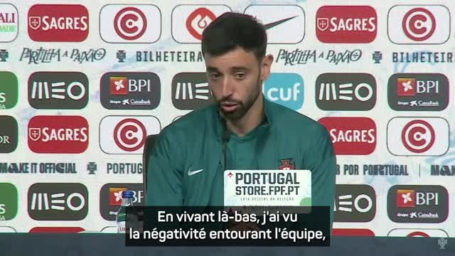 Portugal - Bruno Fernandes : Nous avons une équipe très solide, capable de réagir à l'adversité
