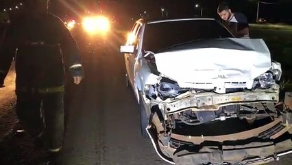 Gol e Saveiro se envolvem em mais um acidente no mesmo trecho da rodovia BR-467