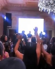 James Harden’s reaction was priceless when his girlfriend caught the bouquet
