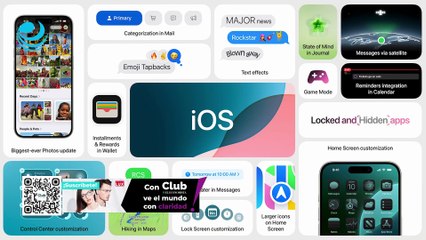 Apple revela la nueva IA del iPhone, iOS 18, una Siri actualizada y más