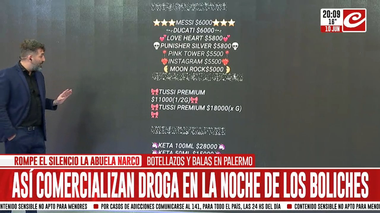 Así comercializan droga en la noche de los boliches