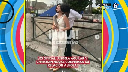 Christian Nodal y Ángela Aguilar confirman noviazgo