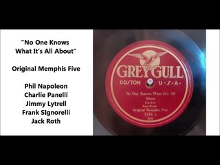 Original Memphis Five - No One Knows What It’s All About (1924)