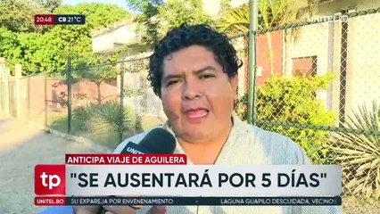 Advierten que Aguilera viajará al exterior y que cualquier asambleísta puede asumir el mando