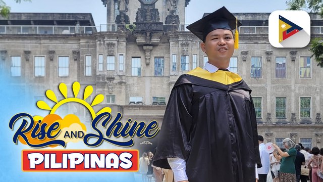 First blind graduate mula sa University of Santo Tomas na si Jerome Santiago, marami ang pinahanga dahil sa kaniyang dedikasyon
