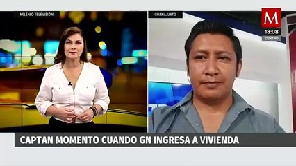 Cámaras captan momento cuando la GN arriba previamente al lugar de la masacre en Guanajuato