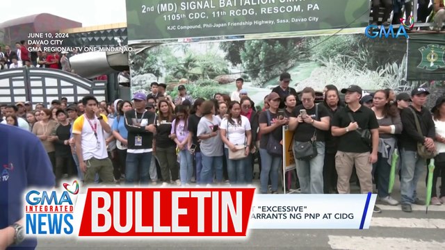 Kingdom of Jesus Christ – Overkill at excessive ang ginawang pagsisilbi ng arrest warrants ng PNP at CIDG | GMA Integrated News Bulletin