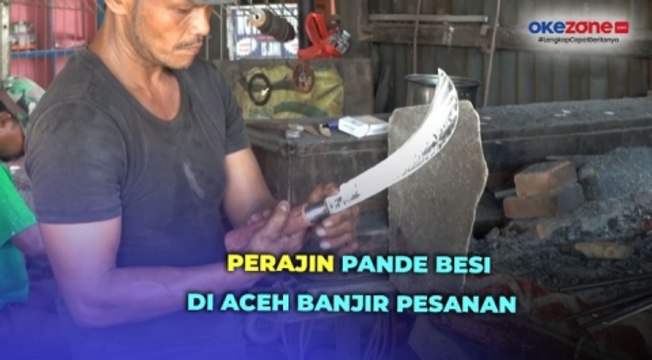 Berkah Iduladha, Perajin Pande Besi di Aceh Banjir Pesanan