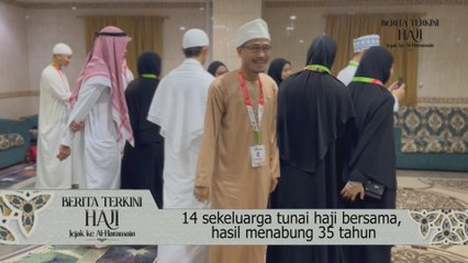14 sekeluarga tunai haji bersama, hasil menabung 35 tahun