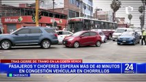 Municipalidad de Lima habilita un carril en Chorrillos tras cierre de un tramo de la Costa Verde