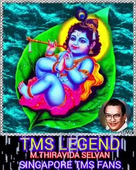 கண்ணன் குரல் கேட்டு டிஎம்எஸ் ஐயா பாடுகிறார் SINGAPORE TMS FANS M.THIRAVIDA SELVAN SINGAPORE