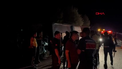 Kastamonu'da yolcu otobüsü devrildi: 10 yaralı