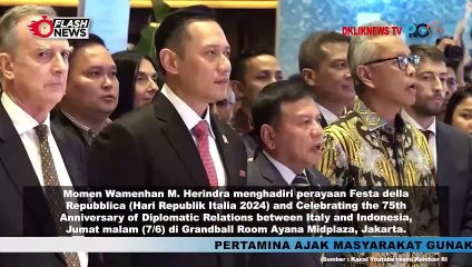 Momen Wamenhan H. Herindra Hadiri Acara Festa Della Repubblica (Hari Republik Italia) 2024 di Jakarta