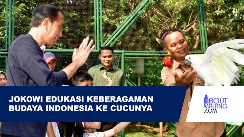 INTIP MOMEN SAAT JOKOWI DAN IRIANA AJAK CUCU KE TMII