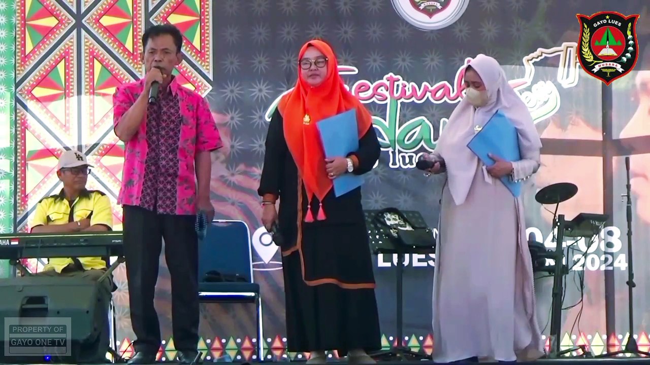 Pengumuman Pemenang Kompetisi Bines Seni Budaya Gayo Lues Tahun 2024