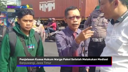 Seperti Ini Penjelasan Kuasa Hukum Warga Pakel Setelah Melakukan Mediasi dengan Polresta Banyuwangi, Puluhan Warga Langsung Tinggalkan Lokasi