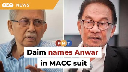 Daim challenges MACC’s seizure of bank accounts, names Anwar in suit