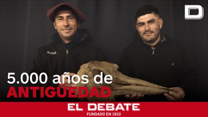 El sorprendente cráneo milenario hallado por estos pescadores en Argentina